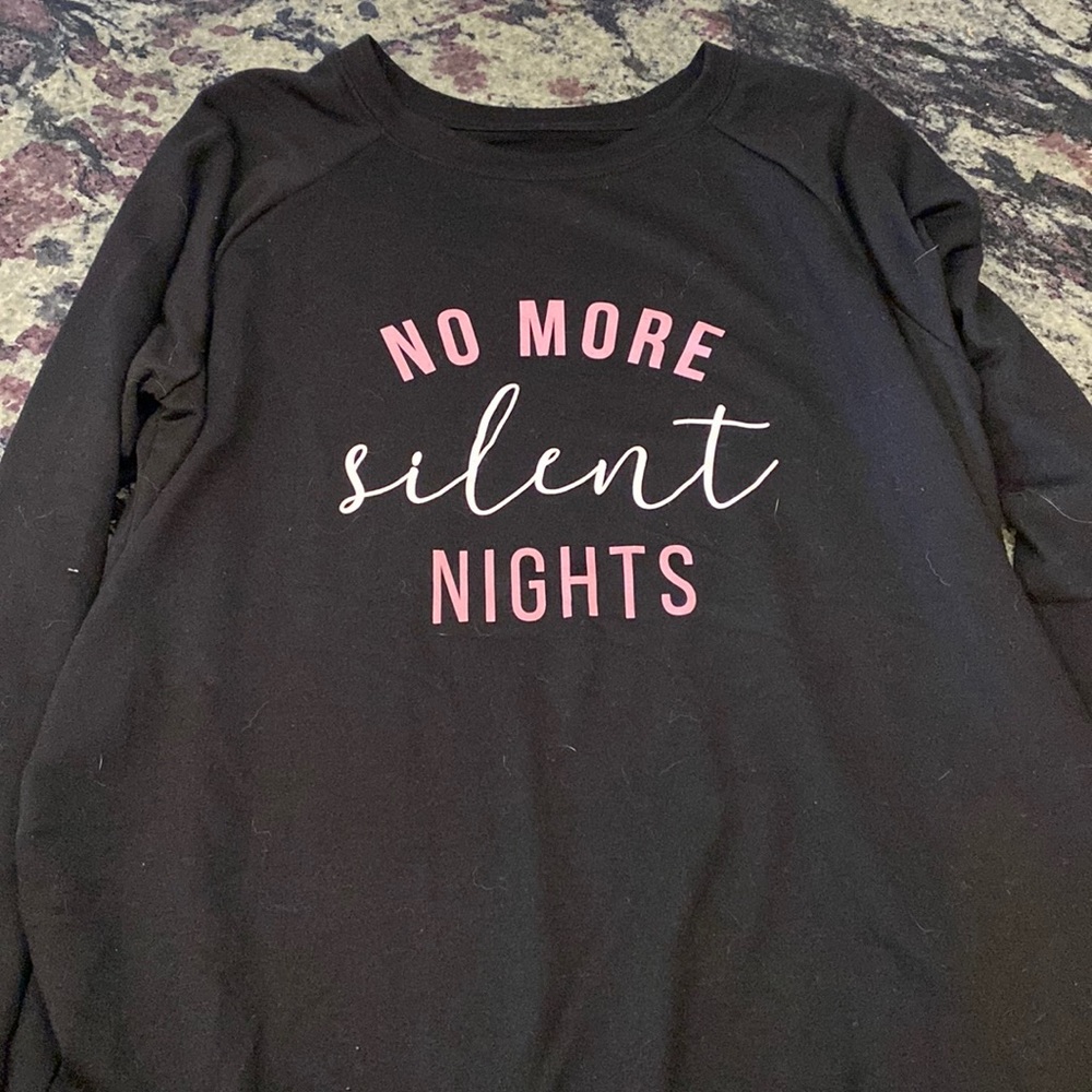 Christmas maternity sweatshirt